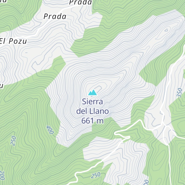 Map of Sierra del Llano