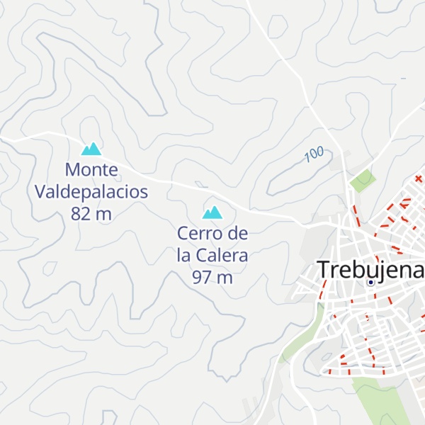 Map of Cerro de la Calera