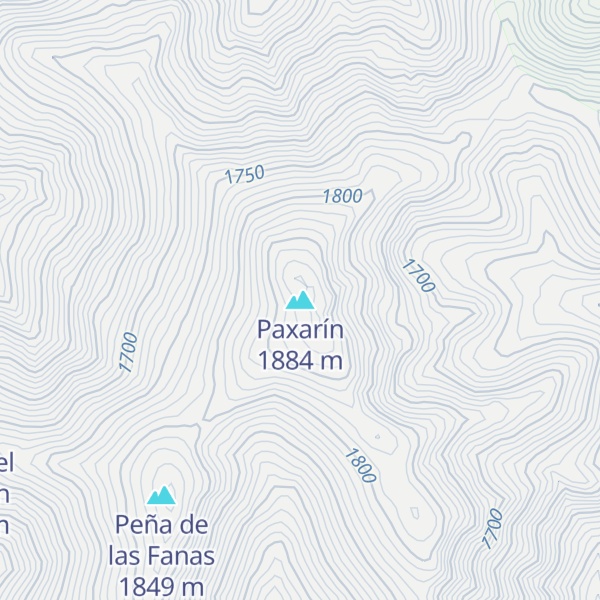 Map of Paxarín