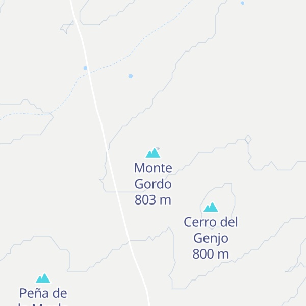 Map of Monte Gordo