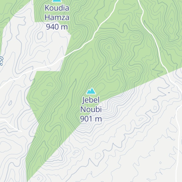 Map of Jebel Noubi