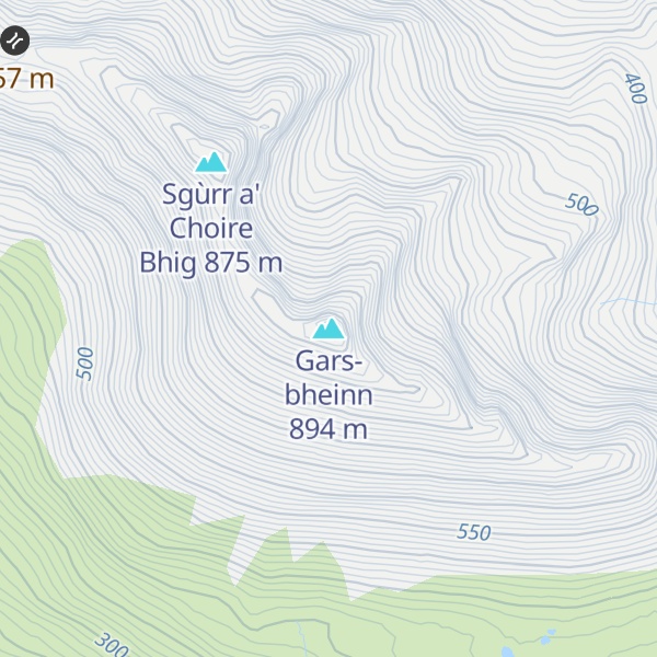 Map of Gars-bheinn