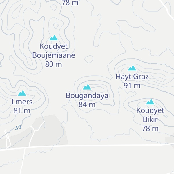 Map of Bougandaya