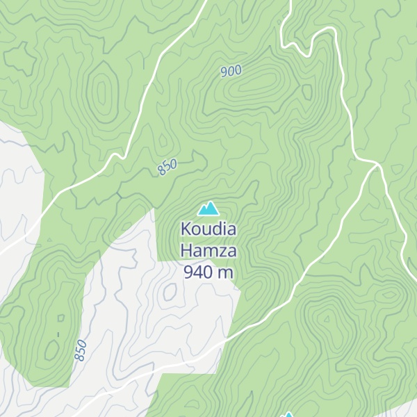 Map of Koudia Hamza