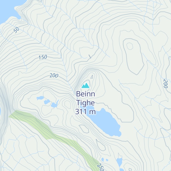 Map of Beinn Tighe