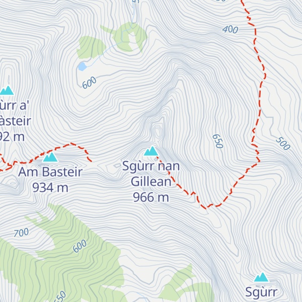 Map of Sgùrr nan Gillean