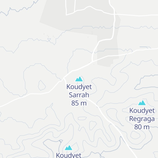 Map of Koudyet Sarrah