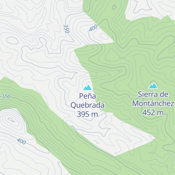 Map of Peña Quebrada