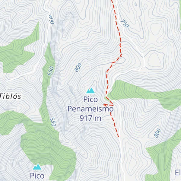 Map of Pico Penameismo
