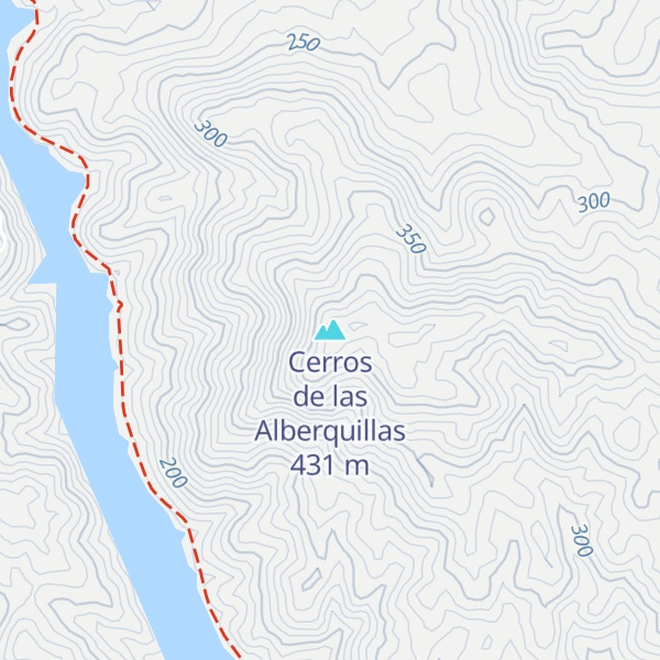 Map of Cerros de las Alberquillas