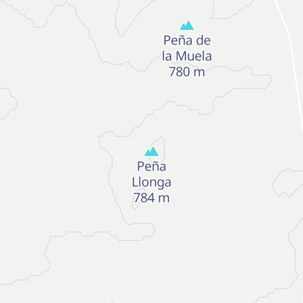 Map of Peña Llonga