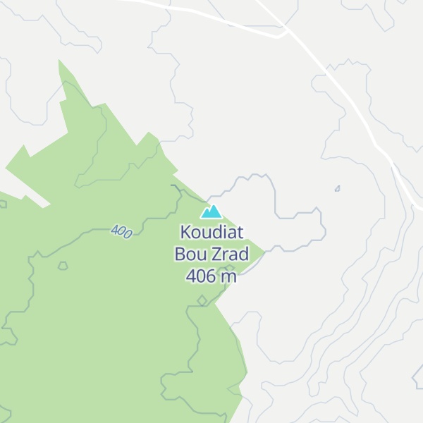 Map of Koudiat Bou Zrad