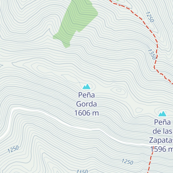 Map of Peña Gorda
