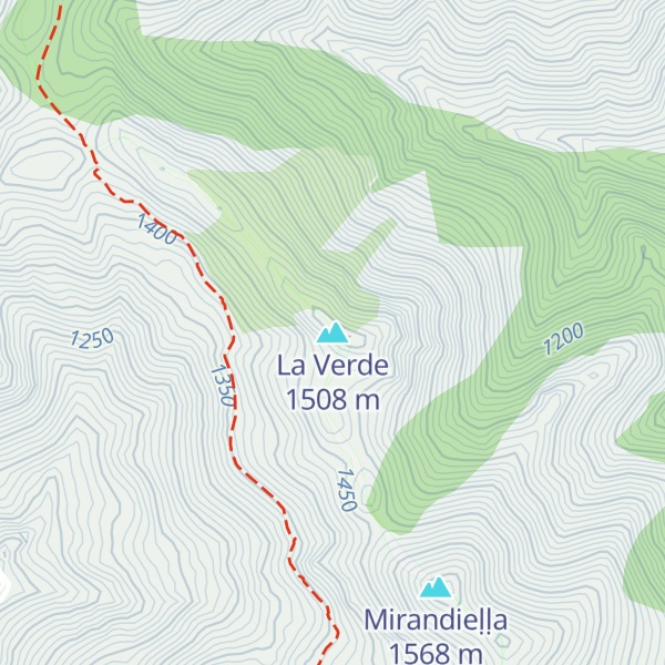 Map of La Verde