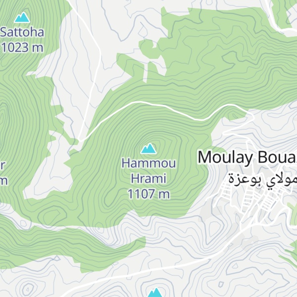 Map of Hammou Hrami