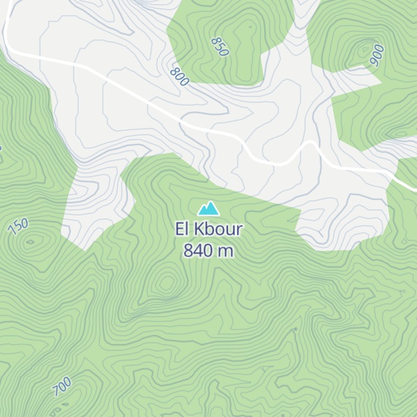 Map of El Kbour