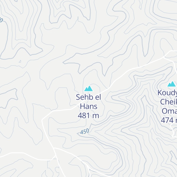 Map of Sehb el Hans