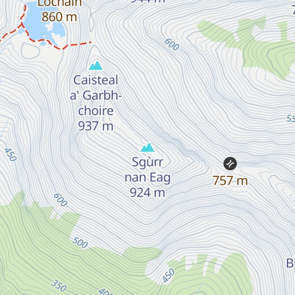Map of Sgùrr nan Eag