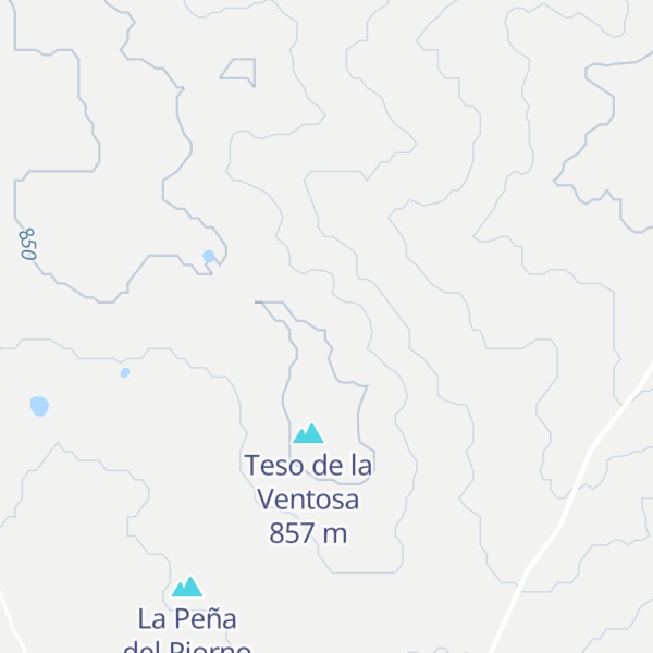 Map of Peña Zorrera