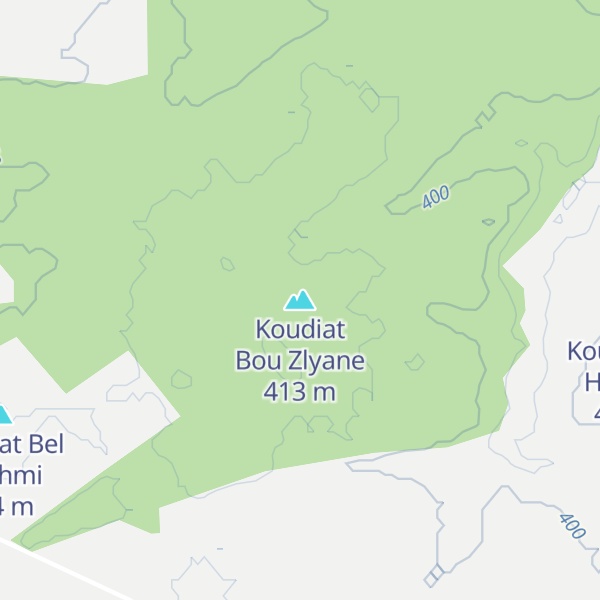 Map of Koudiat Bou Zlyane