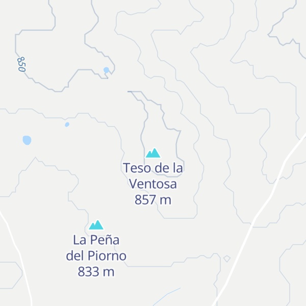 Map of Teso de la Ventosa