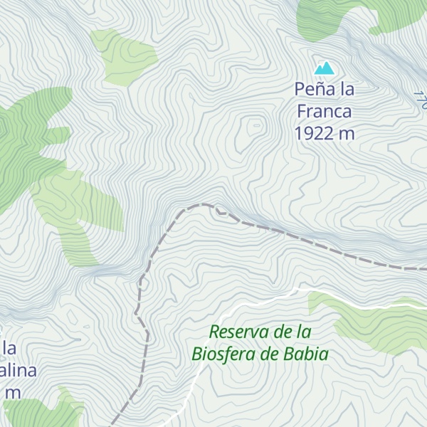 Map of Peña Salgada
