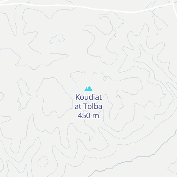 Map of Koudiat at Tolba