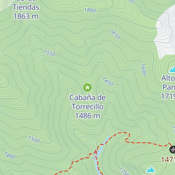 Map of Cabaña de Torrecillo