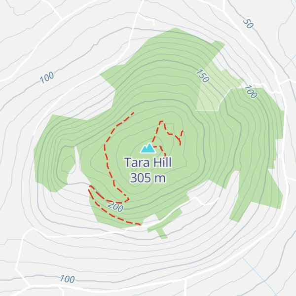Map of Tara Hill