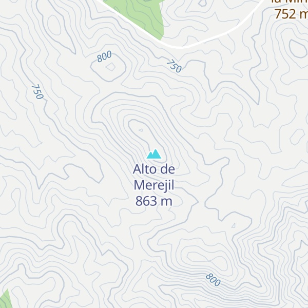 Map of Alto de Merejil