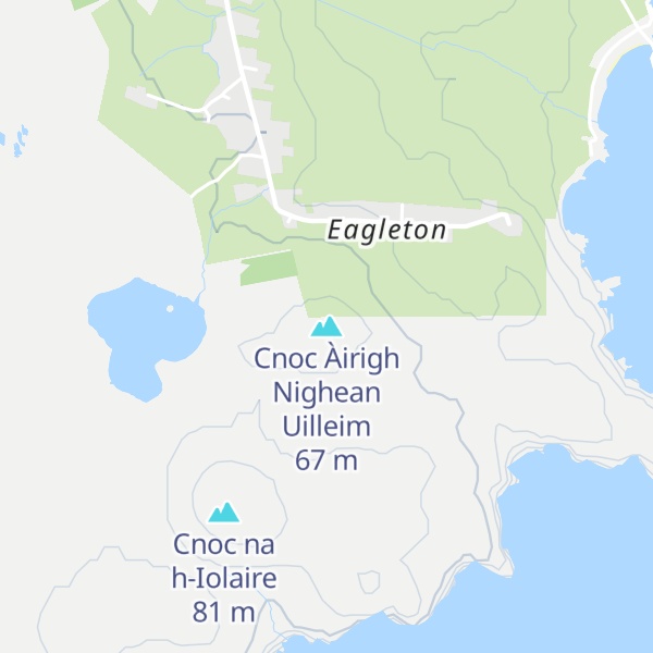 Map of Cnoc Àirigh Nighean Uilleim