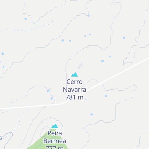 Map of Cerro Navarra