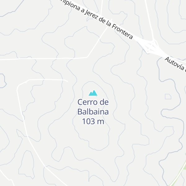 Map of Cerro de Balbaina