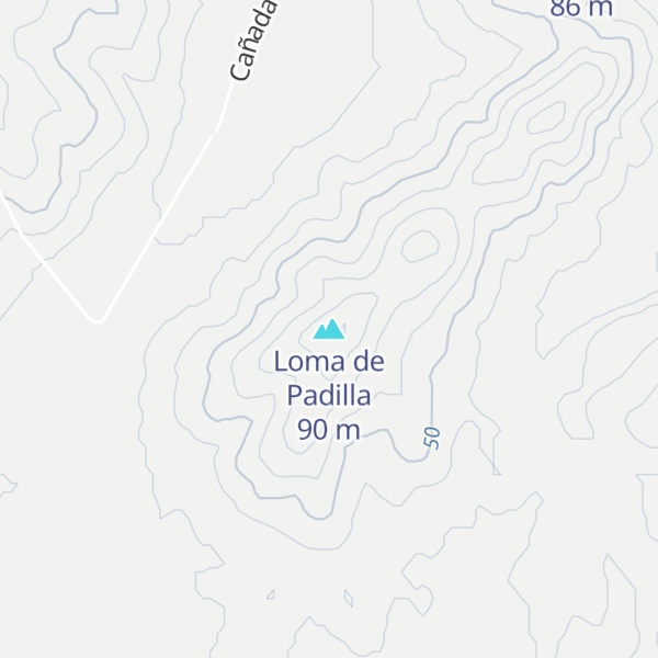 Map of Loma de Padilla