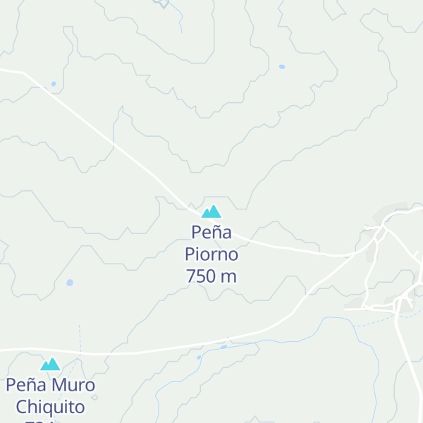 Map of Peña Piorno