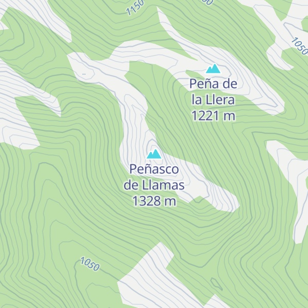 Map of Peñasco de Llamas