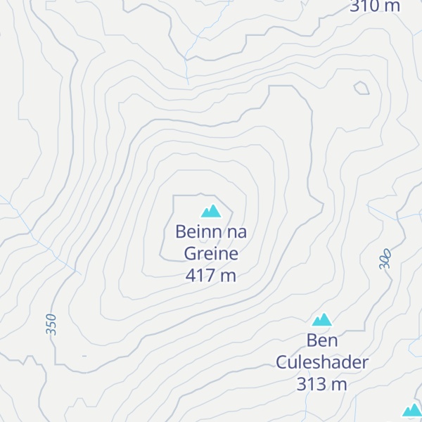 Map of Beinn na Greine