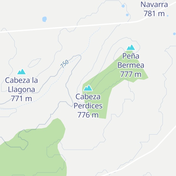 Map of Cabeza Perdices