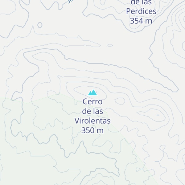 Map of Cerro de las Virolentas