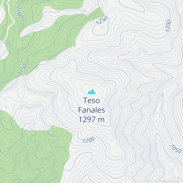 Map of Teso Fanales