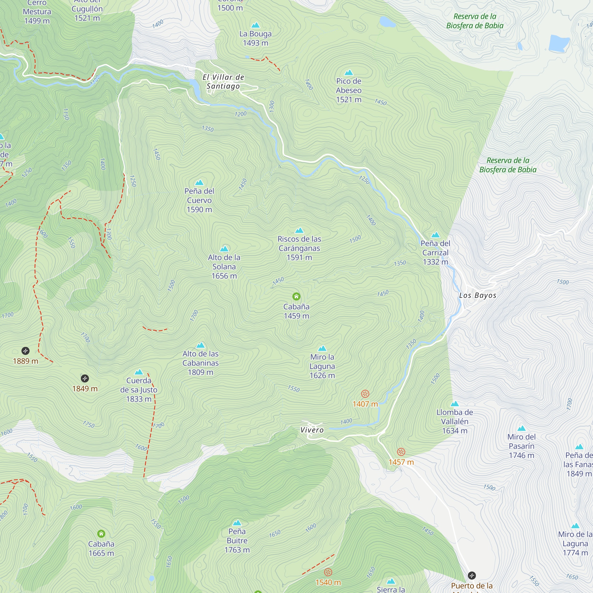 Cabaña map