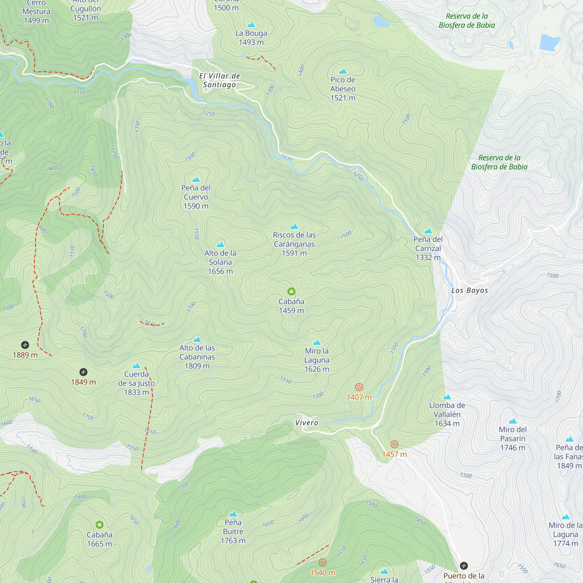 Cabaña map