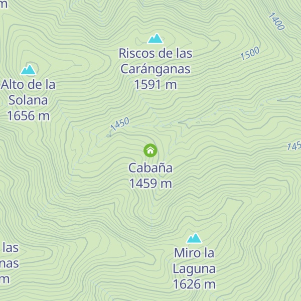 Map of Cabaña