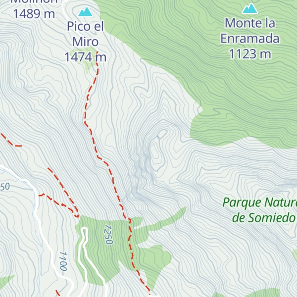 Map of Peña de Gúa