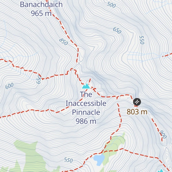 Map of The Inaccessible Pinnacle