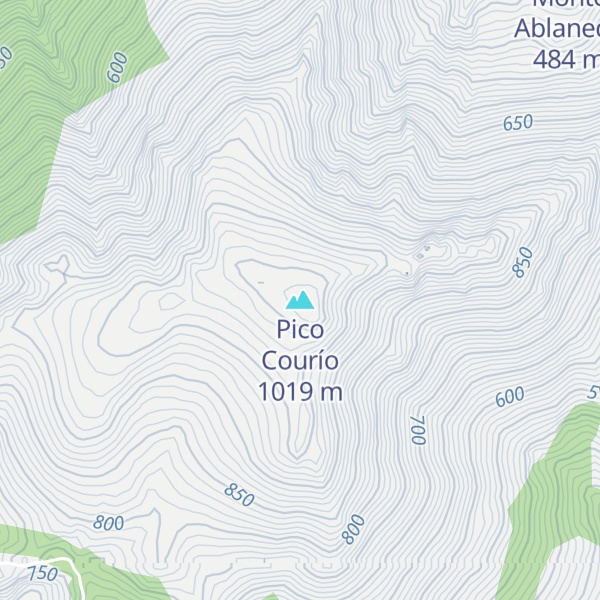 Map of Pico Courío
