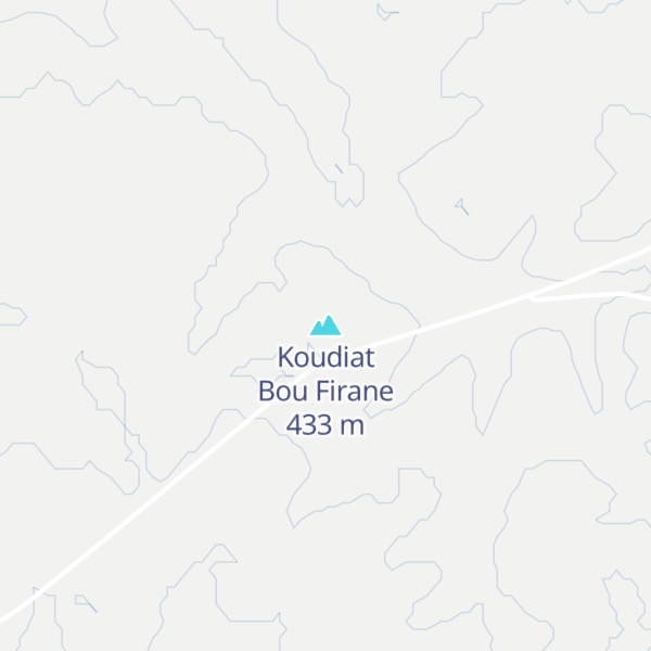 Map of Koudiat Bou Firane