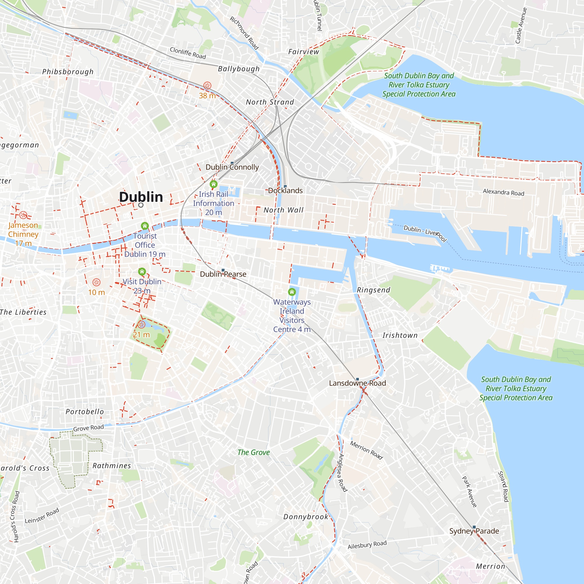 Waterways Ireland Visitors Centre map