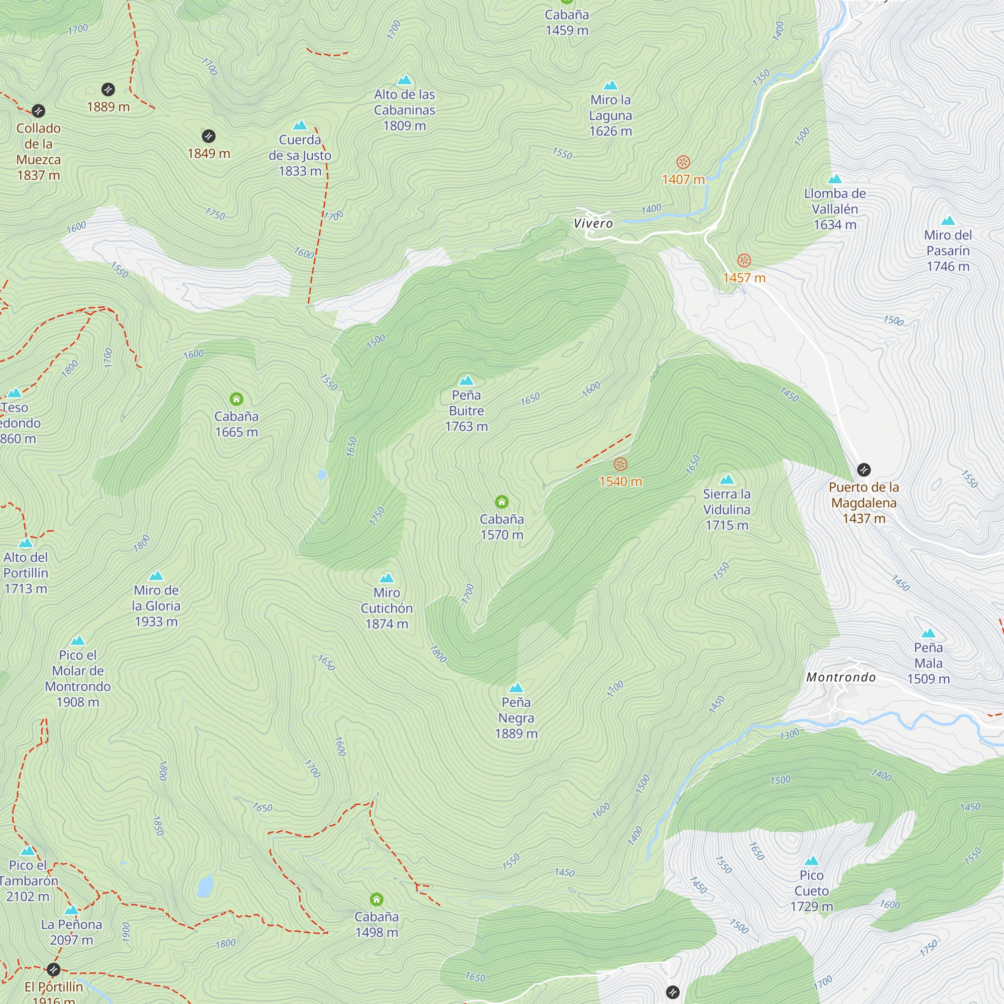 Cabaña map