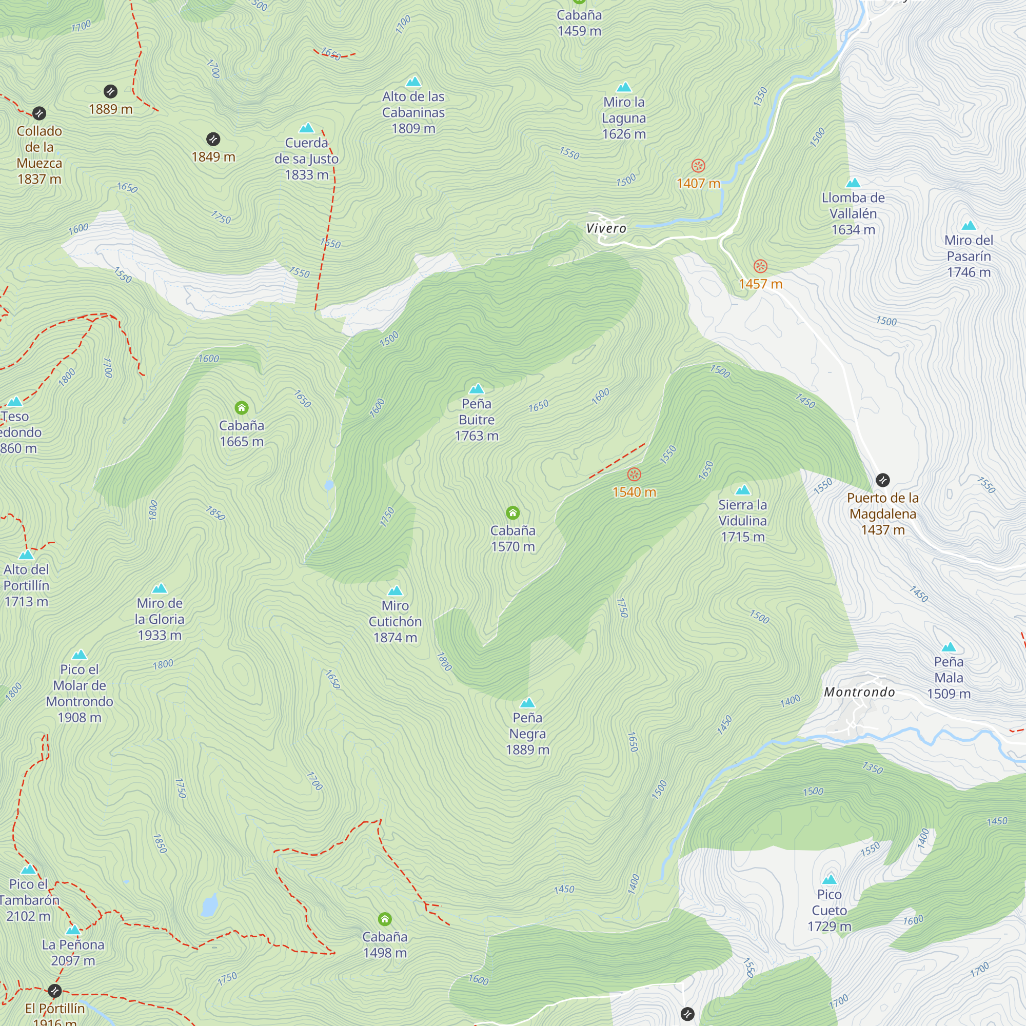 Cabaña map